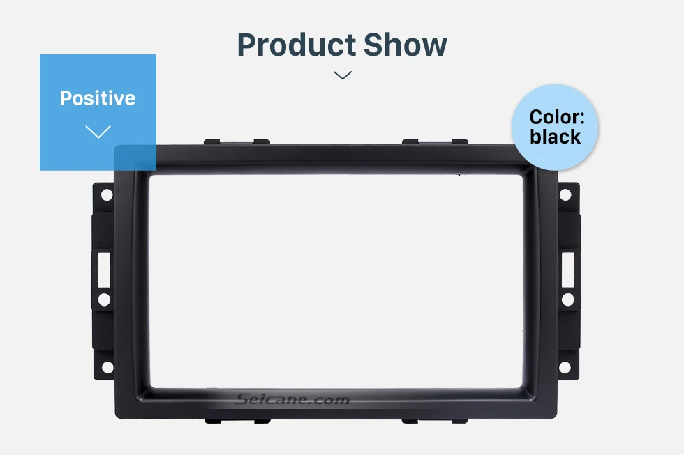 Seicane 2Din автомобильный Радио Фасции Аудио установка DVD рамка gps в тире монтажный комплект для 2006 2007 Джип Rubicon компас