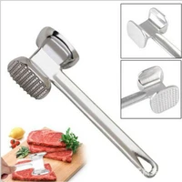 aluminum meat tendering hammer round meat tendering hammer needle meat beaf steak tenderizer mallet hammer cooking tools