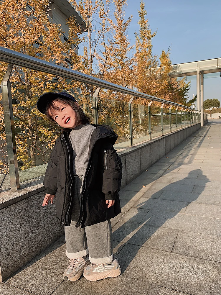 Утепленные штаны для девочек и мальчиков Зимние Детские флисовые прямые