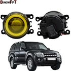 Дневные ходовые огни и дневные ходовые огни для Mitsubishi Pajero 4IV, 2 шт., 90 мм, дневсветильник ходовые огни, 2007-2015