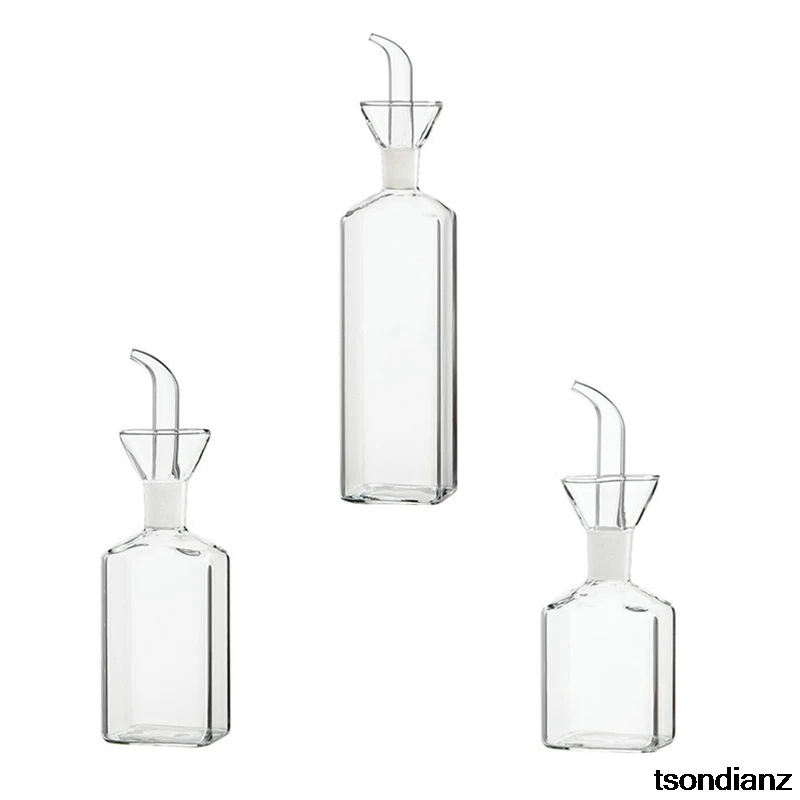 

Borosilicate Glass Oil Pot Household Leak-proof Oil Bottle Kitchen Soy Pot Oil Tank Vinegar Mixing Bottle Bottle