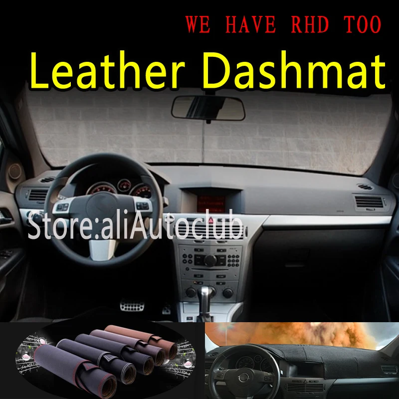 

For opel astra H Chevrolet Holden Vauxhall Astra Family 2004-2009 Leather Dashmat Dashboard Cover Dash Mat Sunshade Carpet