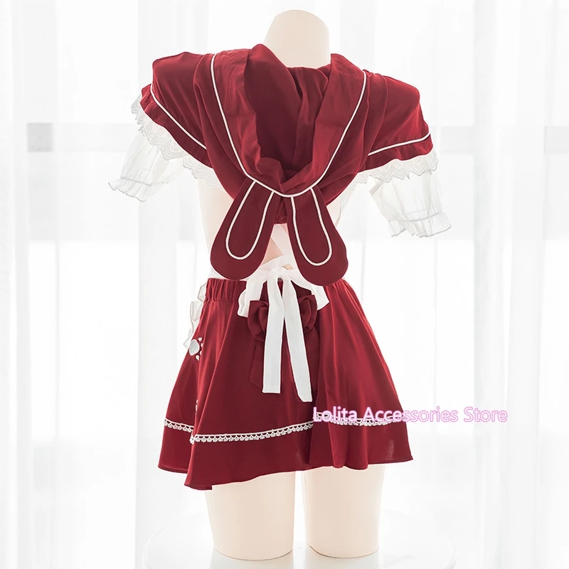 Костюм для костюмированной вечеринки Платье ультракороткой расцветки Красный