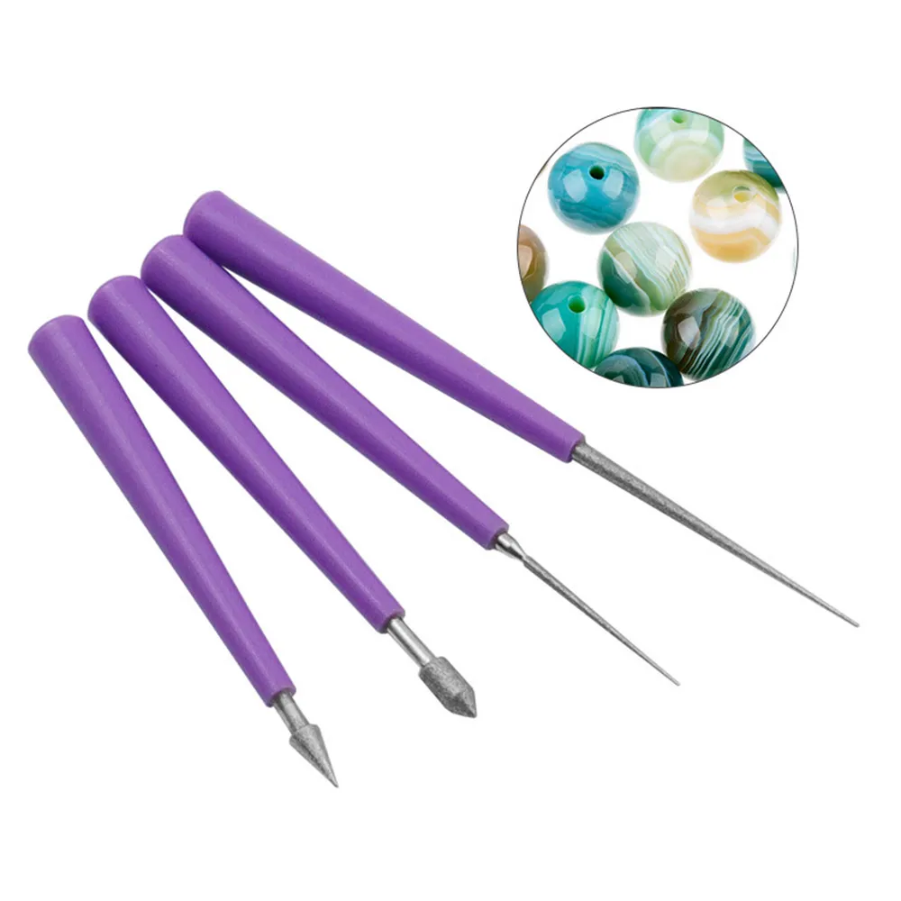 

Mini Drill Hole Jewelry Files Diamond Dust coated Pearl Bead Reamer Set Beading Hole Reamer Burr Jewelry Woodworking Tools