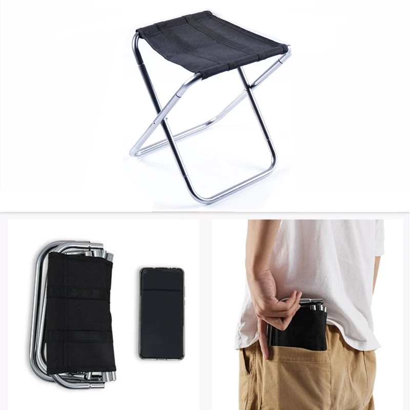 Стул Складной из алюминиевого сплава 1 шт. походный пляжный стул | Мебель