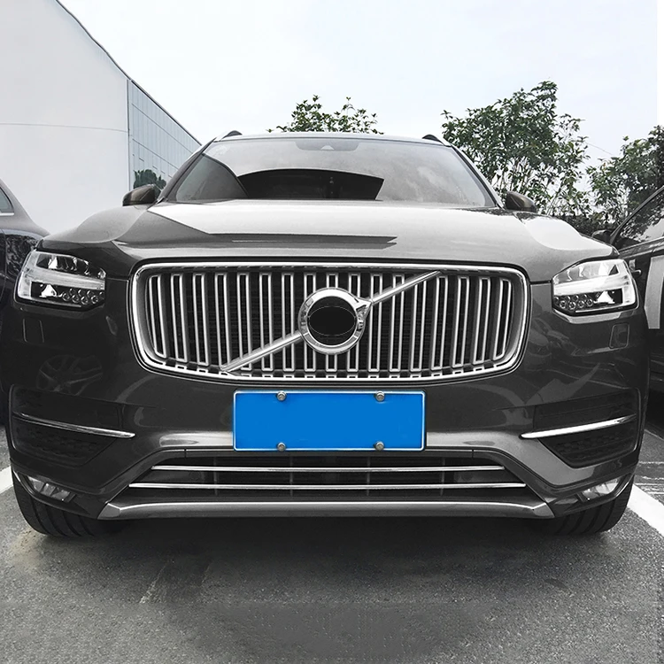 Передний бампер из нержавеющей стали для Volvo CX90 2017 2018 нижняя часть решетки литье