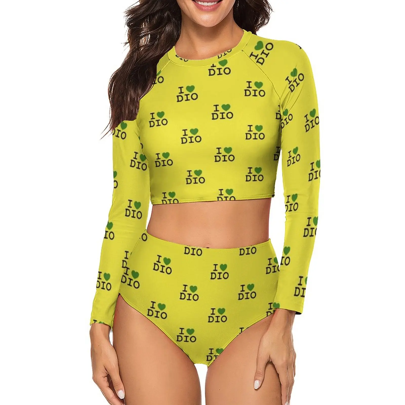 

Женский купальник-бикини с высоким вырезом, 2 предмета