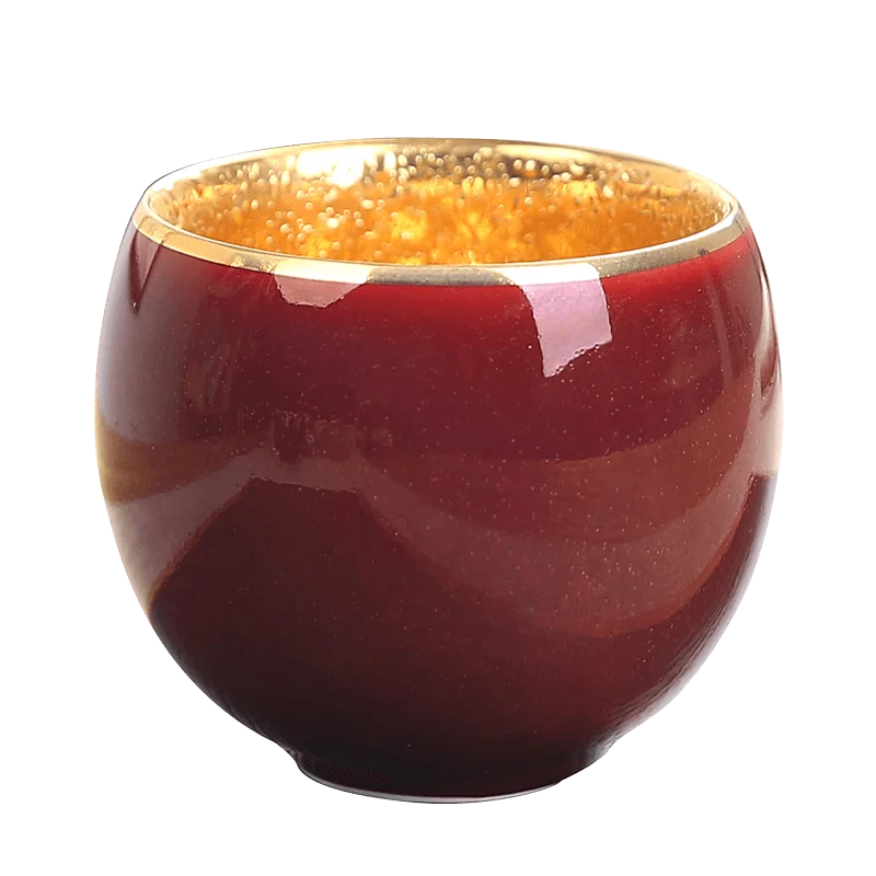 Керамическая чайная чашка 130 мл чашки с золотом 24k Master чаша семейный чайный набор