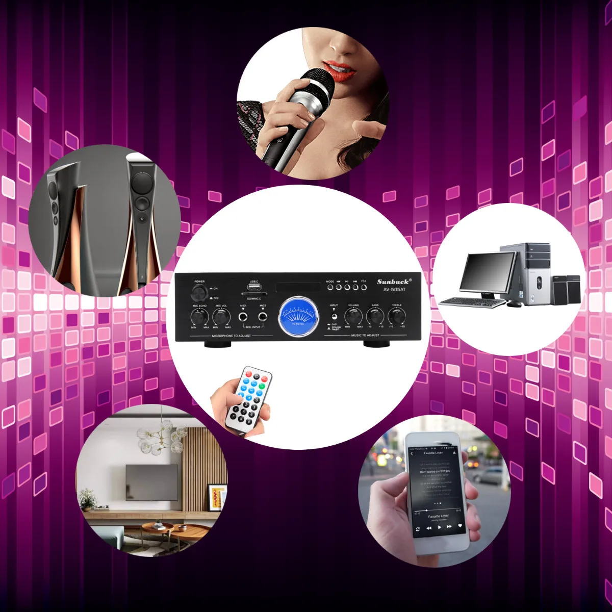 Лидер продаж мощность ful 2500 Вт bluetooth 2 0 канальный аудио усилитель HiFi объемный