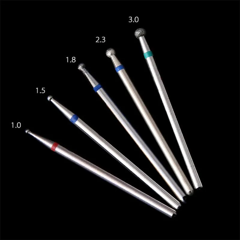 5 шт. Алмазная дрель для ногтей вращающаяся фреза электрические фрезы напильники