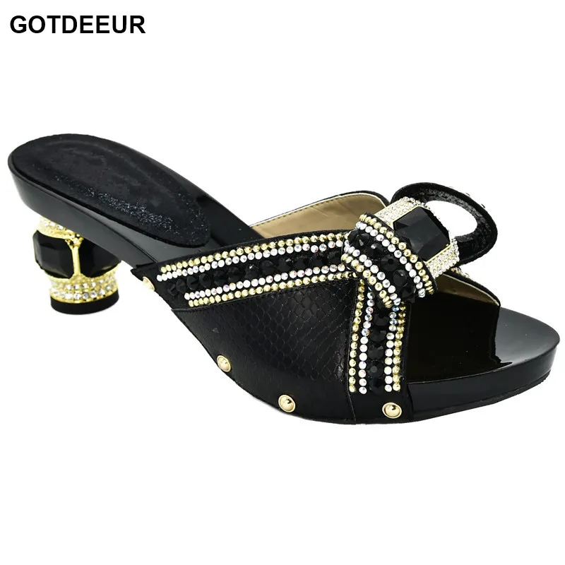 

New High Quality Designer Shoe Women Luxury 2020 Italian In Women High Quality African Wedding Shoes Plus Size Shoes Women Heel