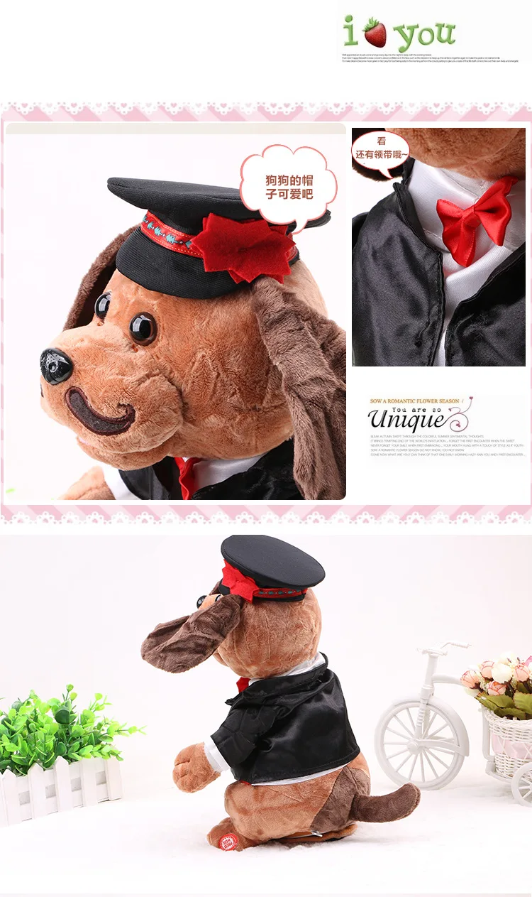 

Children's educational electronic toy dog electronic pet organ dog suit children's early education educational toy wholesale
