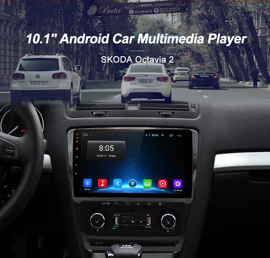 Junsun V1 2G+ 32G Android 9,0 DSP для SKODA Octavia 2 2008-2013 автомобильный Радио Мультимедиа Видео плеер навигация gps RDS 2 din dvd