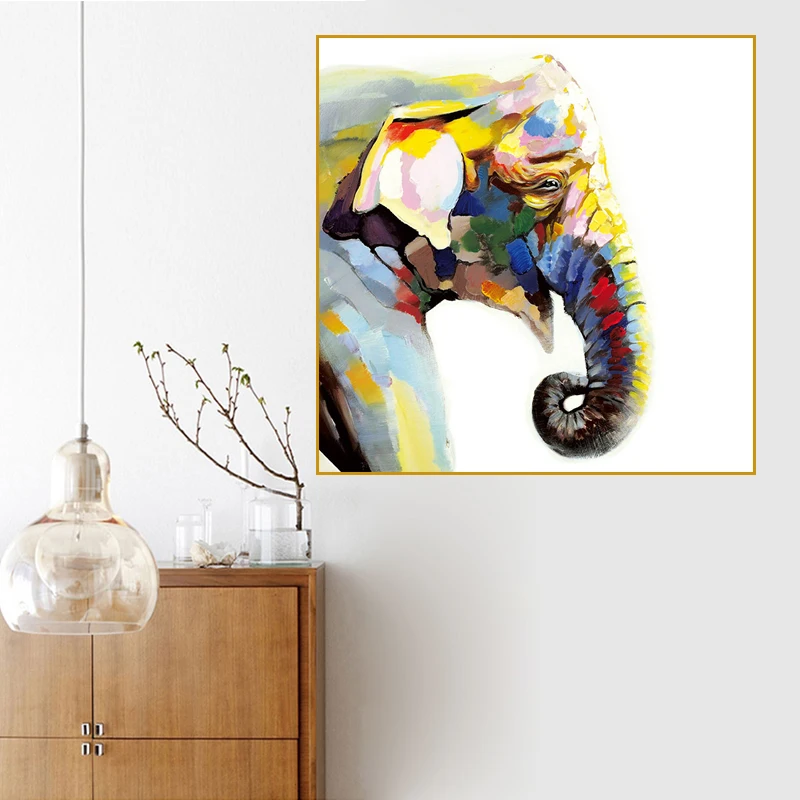 RELIABLI искусство олень с нарисованным слоном для девочек фотографии животных