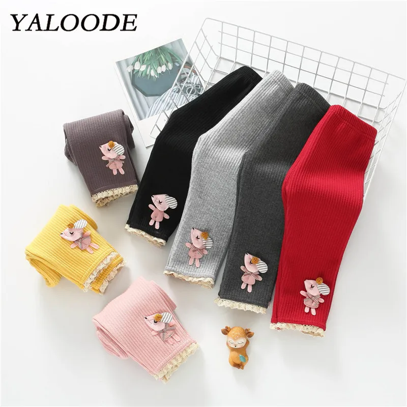 Хлопковые вязаные детские брюки YALOODE высокого качества колготки для маленьких