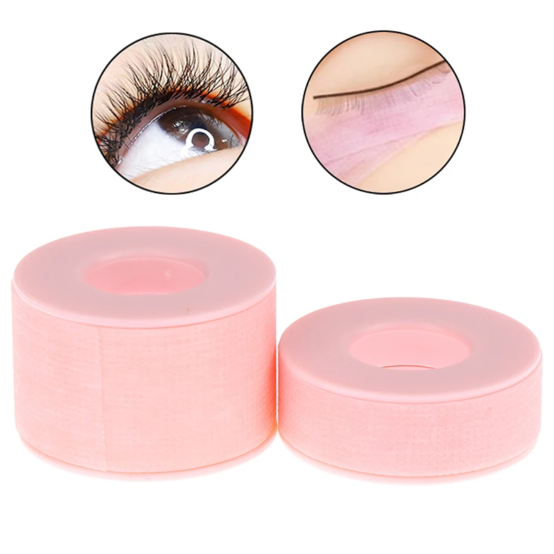 

1Roll Eyelash Extension Tape Sticker Isolation With Holes Breathable Sensitive Resistant Non-woven Patches Eye Pads Makeup Tool