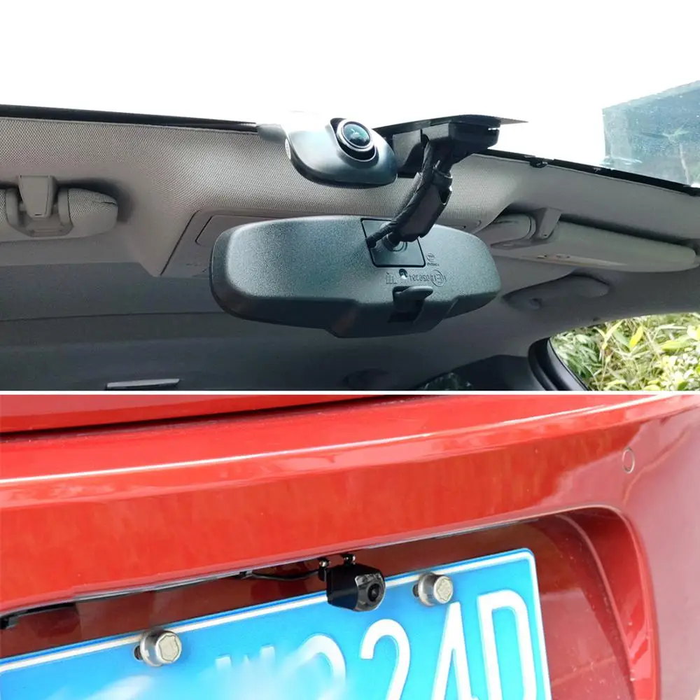 XCGaoon R200S Wifi двойной 1080P передний и задний Автомобильный видеорегистратор