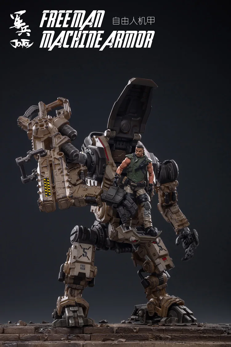 JOYTOY 1:18 фигурка робота фридан машина Броня военный ABS робот модель комплект меха