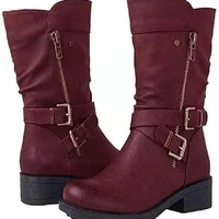 brand 2021 autumn winter ankle boots women leather chelsea female shoes clearance big ladies boots