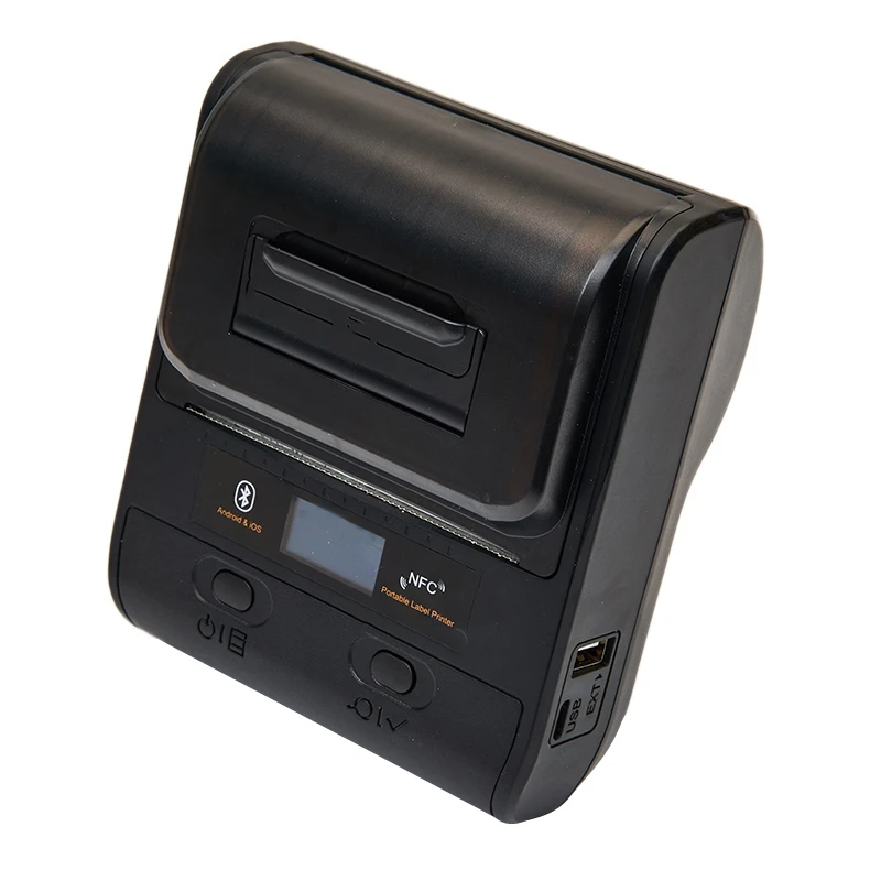 80 мм Термопринтер для этикеток Bluetooth принтер смарт штрих кодов или QR Android и