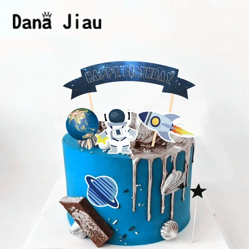 Свадьба 13 шт. в упаковке подвеска виде космонавта и планеты тема Мальчик день