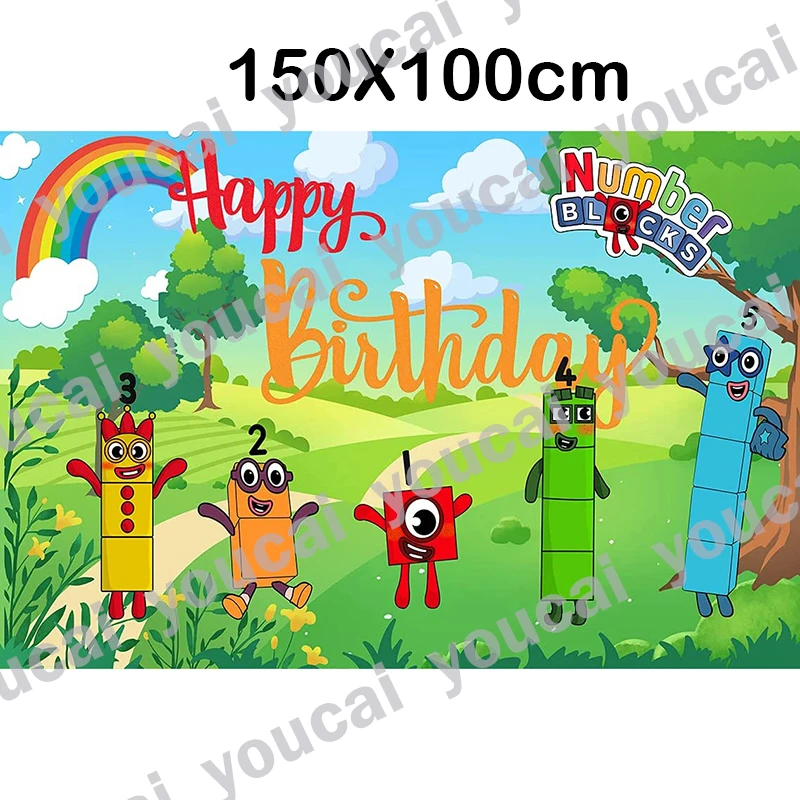 Набор строительных блоков тематический фон ткань украшение для дня рождения
