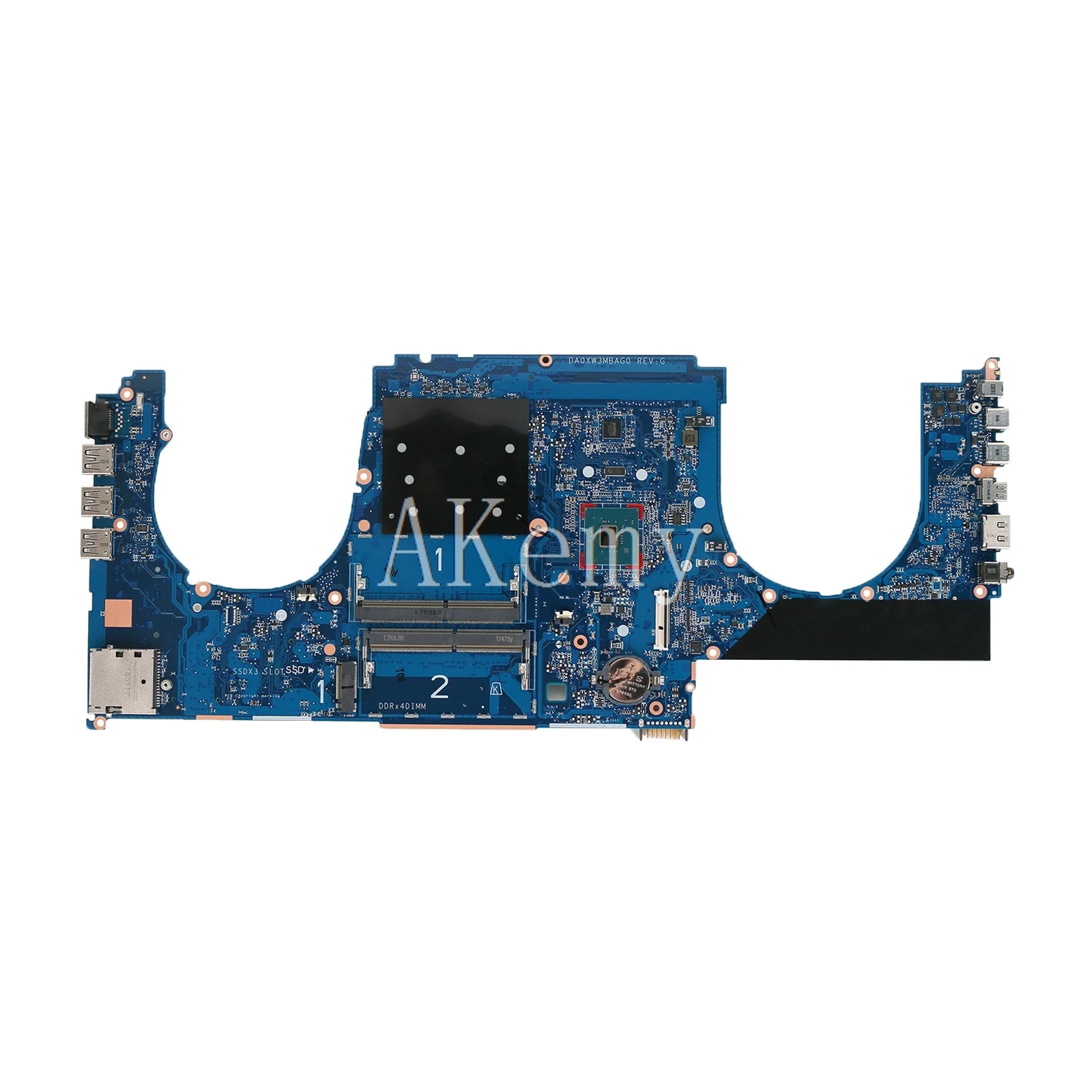Verkaufen Hohe Qualität L28461-001 Für For HP 14S-cf Serie 14s-cf2004tx Laptop Motherboard DA0XW3MBAG0 SR3YY I7-8750H DDR4 100% Vollständig Getestet