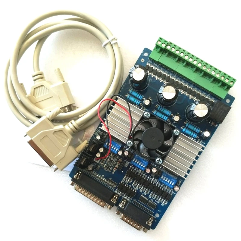 3 оси Tb6560 Драйвер шагового двигателя плата контроллера 3.5a ЧПУ двигатель
