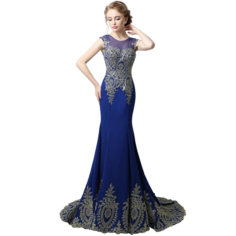 Royal Blue Акция, длинные платья, вечерние, красные, без рукавов, атласные, сексуальные, с жемчугом, с вырезом, вечерние, вечерние, вечернее платье, халат de soiree, быстрая XU039 - Цвет: Royal Blue