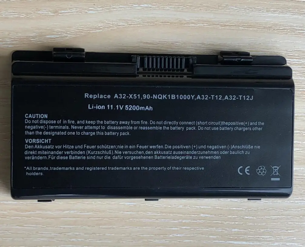 Аккумулятор для ноутбука ASUS X51H X51L X51R X51RL T12 T12C T12Er T12Fg T12Jg T12Mg T12Ug A32 X51 Бесплатная