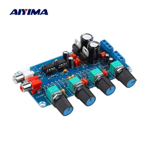 Домашний усилитель предусилитель AIYIMA, HIFI EQ пульт управления, двойной переменный ток 12-18 в