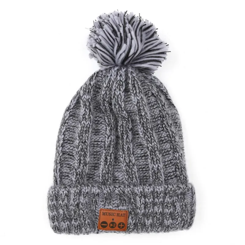 Bluetooth 4 2 наушники головной убор теплая шапочка зима осень Беспроводная