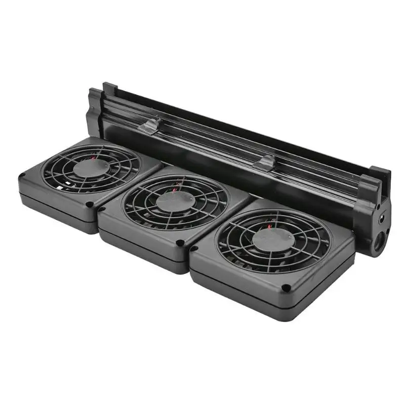 DC12V аквариумный охлаждающий бесшумный вентилятор контроль температуры аквариума кулер для воды необходимые аксессуары для регулирования температуры