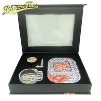 rolling tray set tobacco pipe tobacco grinder ashtray smoking accessories gadgets