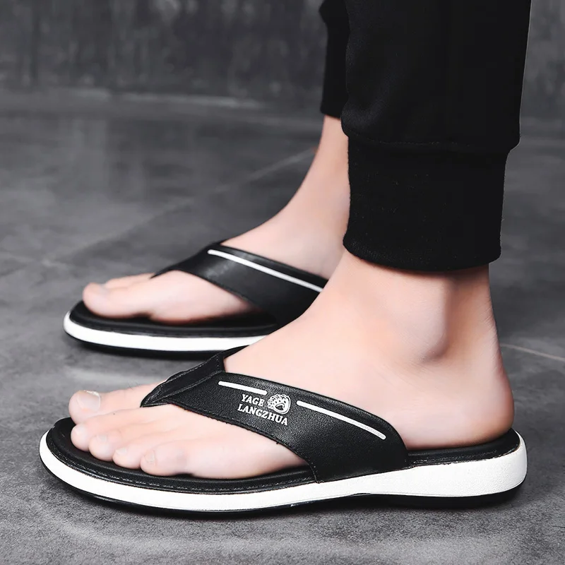 

Sandalia Hombre Cuero Genuino Flip Flops Bulk Sandals Outdoor Sandale Homme Sandalias De Verano Para Hombre Men Beach Rubber