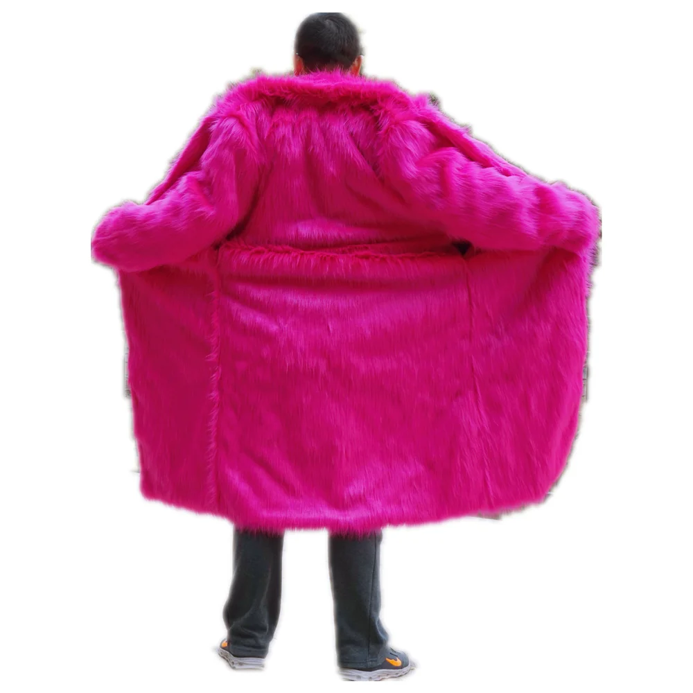 Куртка GTGYFF Мужская зимняя однотонная длинная Дизайнерская верхняя одежда из