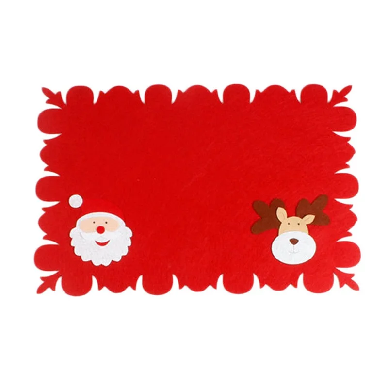 Рождественские столовые коврики коврик с ножом чехол для вилок рождественские