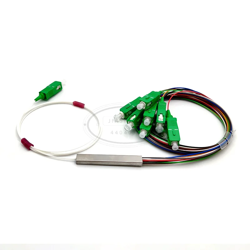 

Стальная трубка волоконно-оптический разветвитель PLC 1x8 SC/APC Mini Blockless 1*8 SC APC соединитель