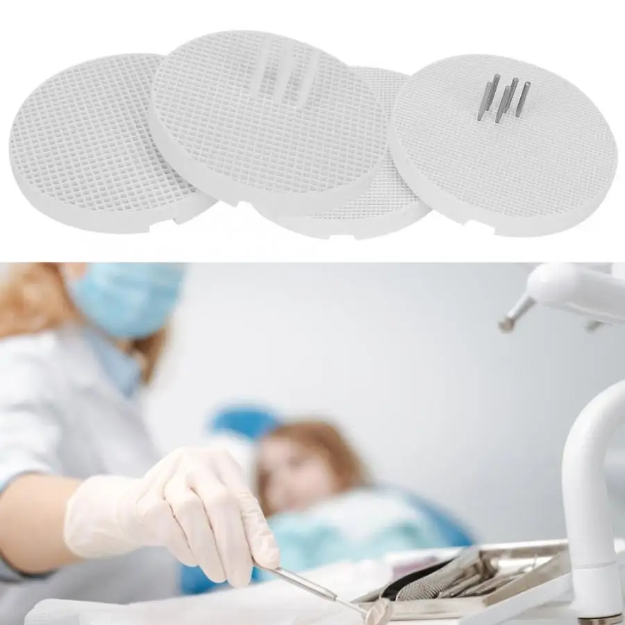 Отбеливание зубов 2 шт Круглые Обжимные лотки с 20 булавки для стоматологической