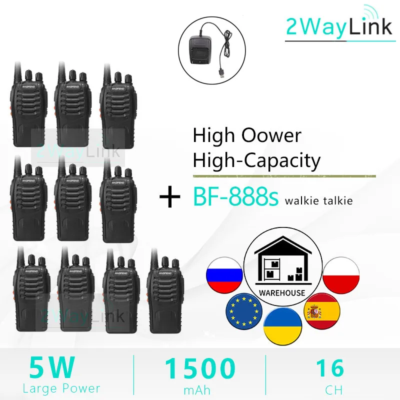 Портативная рация Baofeng 888s 5W Двусторонняя радиосвязь 400 470 МГц UHF BF 888S H777|Рации| |