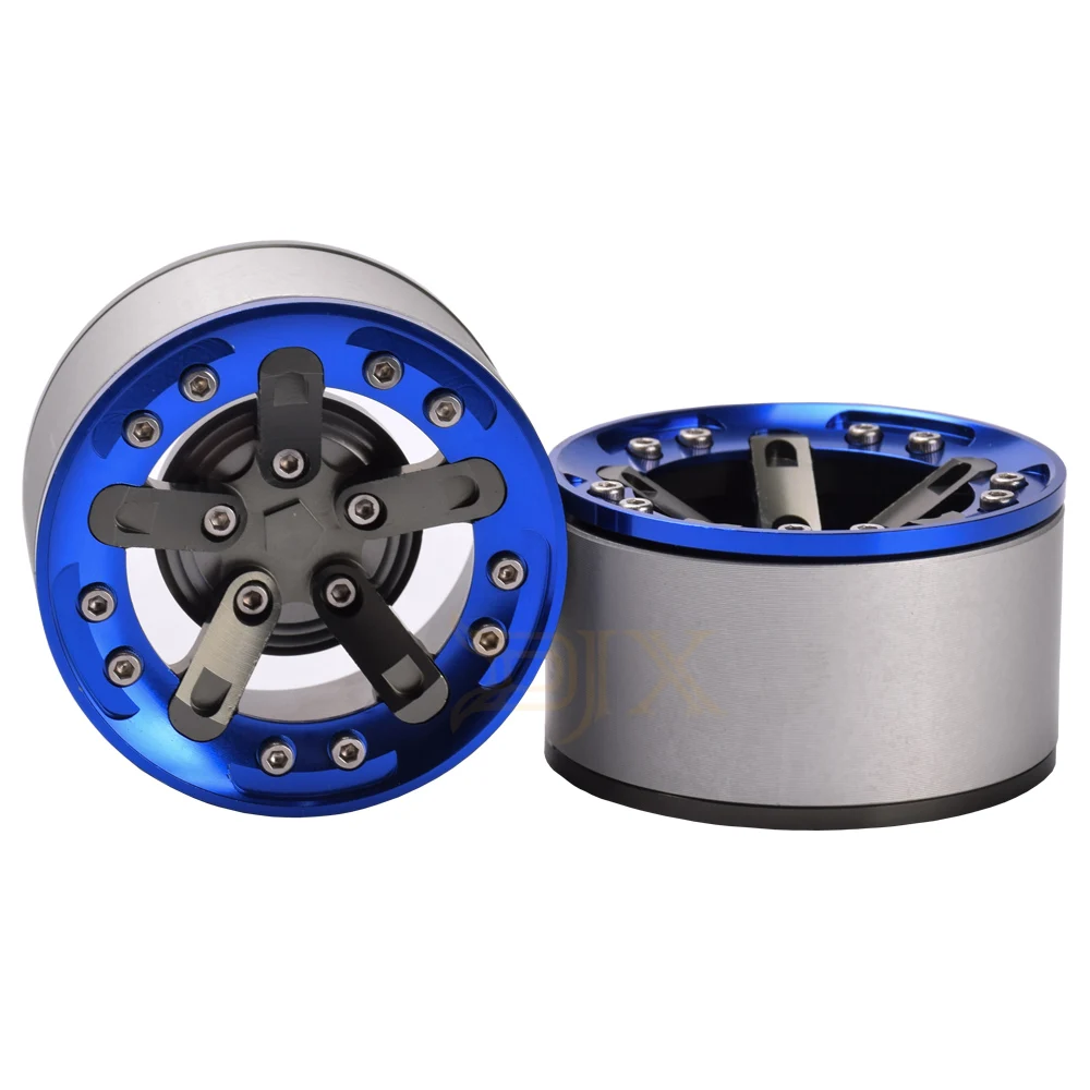DJX 4PCS 2.2 Inch Beadlock Wheel Rims for 1/10 RC Rock Crawler Axial SCX10 RR10 Wraith 90046 Traxxas TRX4 TRX-6 | Игрушки и хобби