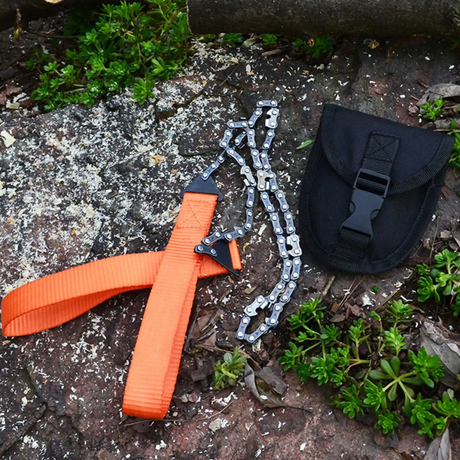

3/8 Thin Tooth Hand Chainsaw Garden Trimming Tools Outdoor Survival Chainsaw Folding Portable Chainsaw 650mm Hand Chainsaw