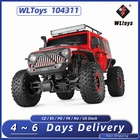 WLtoys 104311 Origianl 110 RC Автомобиль 2,4G 4WD Джип внедорожник матовый двигатель 30 минут Wort Time дистанционное управление внедорожный гусеничный автомобиль за рубежом