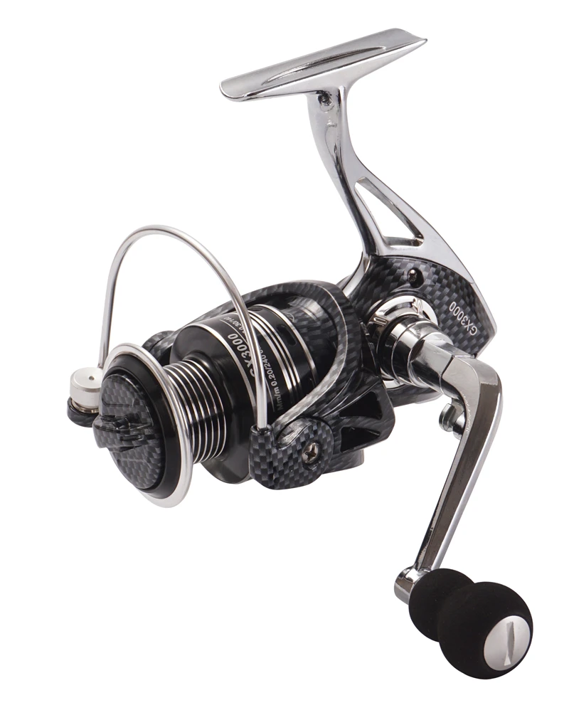 

GX1000-7000 5.2:1 4.7:1 All Metal Spinning Reel Max Drag 10Kg 13+1BB Carp Fishing Reel Aluminium Spool Spinning Wheel Carret