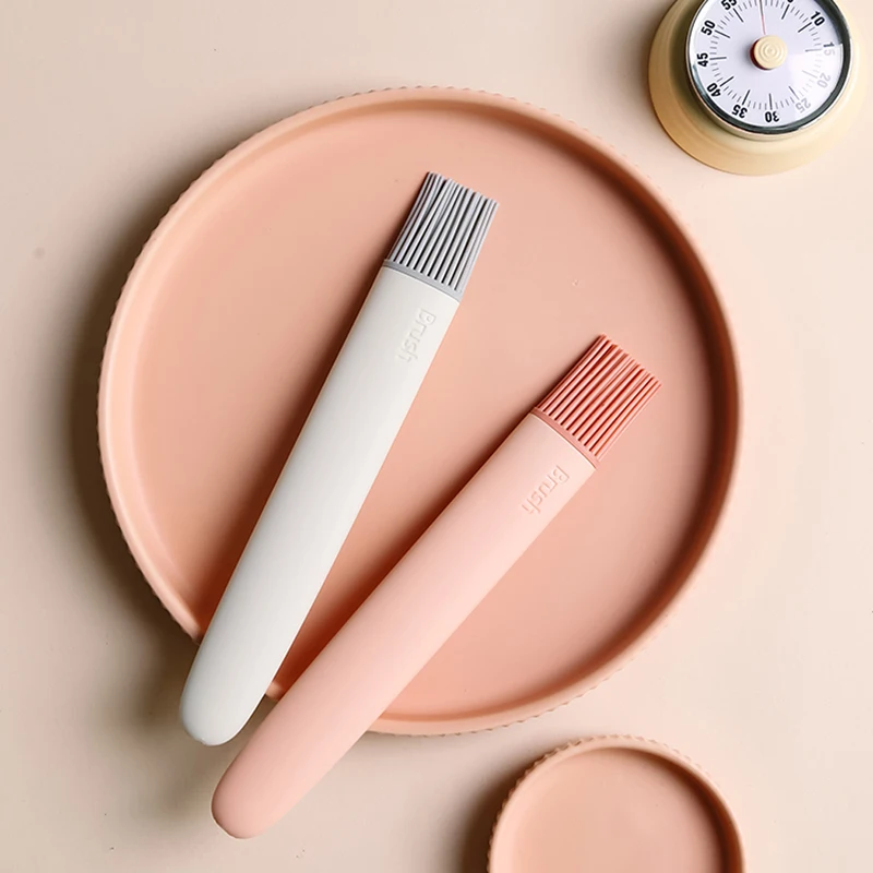 

Heat resistant baking food grade barbecue brush silicone oil brush kitchen pancake brush oil household outdoor barbecue small br