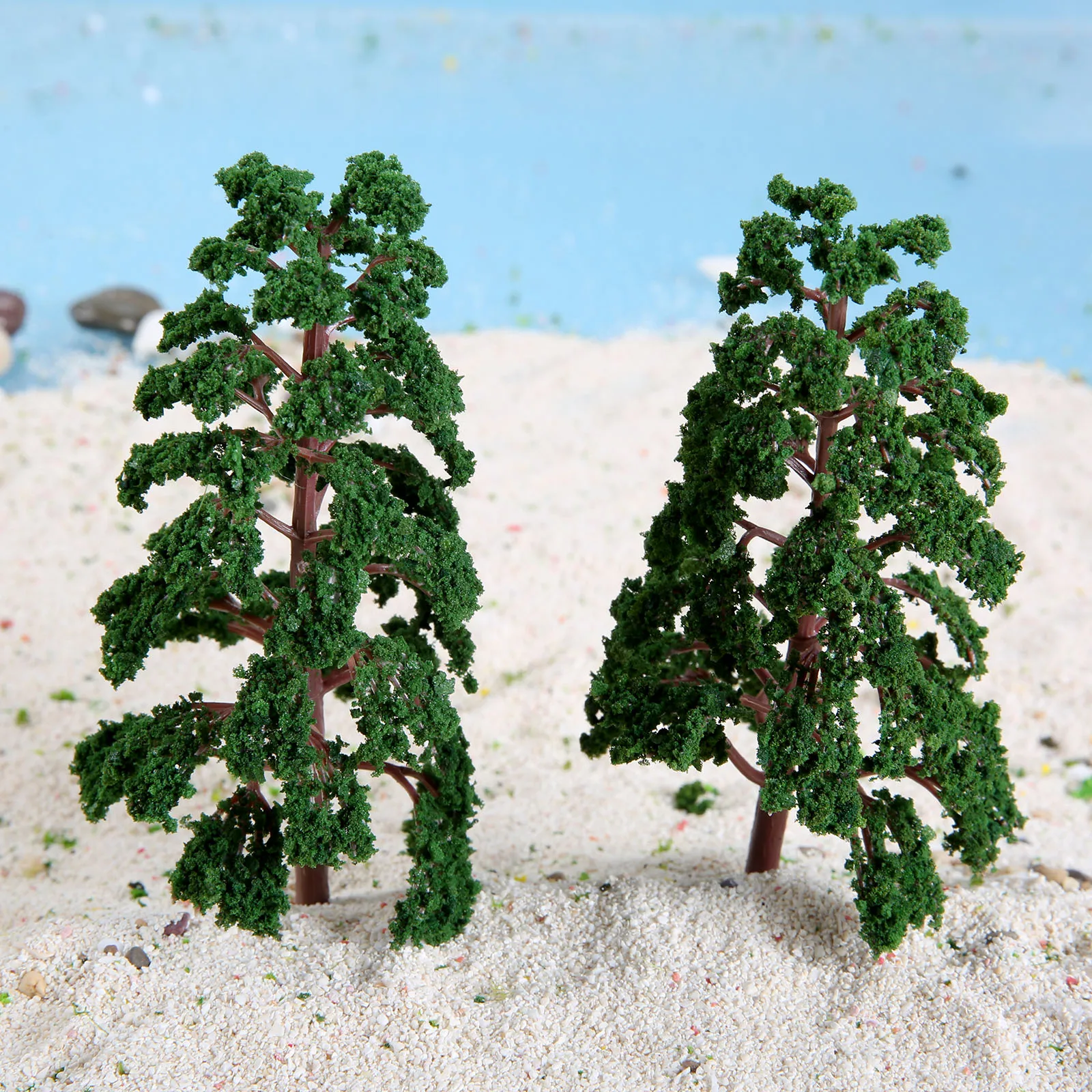 

5pcs 140mm Plastic Model Trees Architectural Model Railroad Layout Garden Landscape Scenery Trees Model Diorama Miniatures