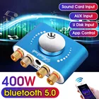 12 В24 В 200 Вт + 200 Вт 2 канала Mini bluetooth 5,0 HiFi Цифровой усилитель стерео аудио усилители звука усилители мощности для дома и автомобиля