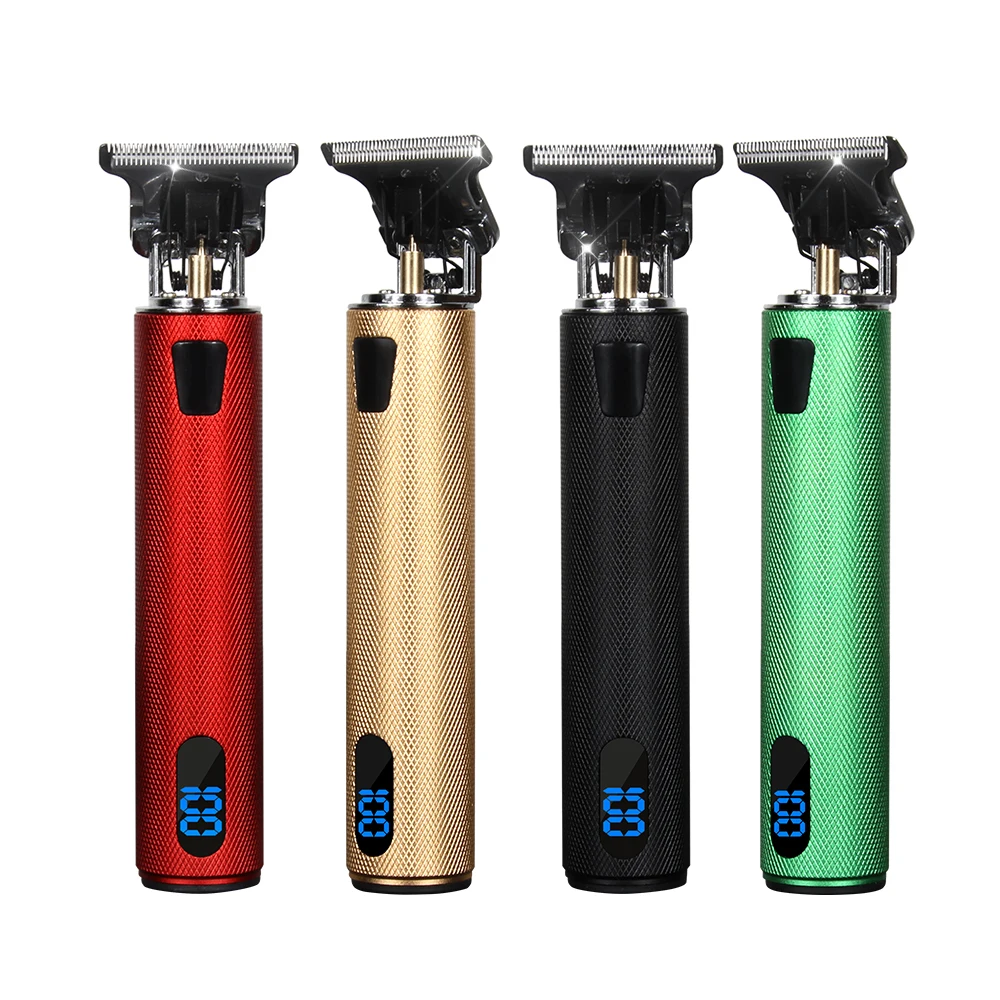

2021 T LCD Electric Trimmer USB Hair Clipper Rechargeable Shaver Beard Machine chargeable For 0mm Men Cut barber cutting machine
