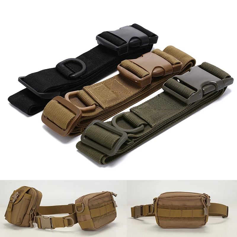 

3 Colors Simple Tactical Belt Outdoor Equipment Wear Bag Riding Inside Nylon Bag Deputy Military Fans Belt Fastening Tape