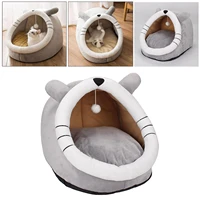 cute cartoon pet bed cat dog nest bed kennel warm comfortable for pet to sleep play